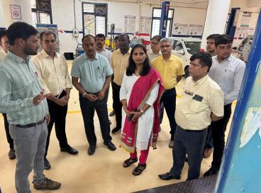 ITI PUSA VISIT ON 20.08.2025  OF DIRECTOR TTE, MS. ANJALI SEHRAWAT