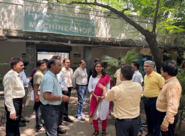 ITI PUSA VISIT ON 20.08.2025  OF DIRECTOR TTE, MS. ANJALI SEHRAWAT
