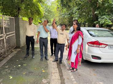 ITI PUSA VISIT ON 20.08.2025  OF DIRECTOR TTE, MS. ANJALI SEHRAWAT