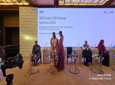 DIRECTOR TTE, MS. ANJALI SEHRAWAT addressed the IBM India CSR Annual Summit 2025,