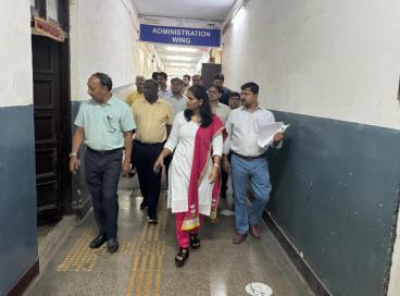 ITI PUSA VISIT ON 20.08.2025  OF DIRECTOR TTE, MS. ANJALI SEHRAWAT