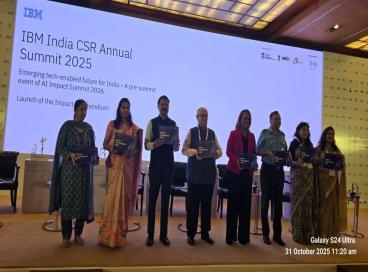 DIRECTOR TTE, MS. ANJALI SEHRAWAT addressed the IBM India CSR Annual Summit 2025