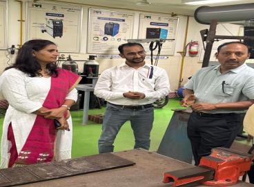 ITI PUSA VISIT ON 20.08.2025  OF DIRECTOR TTE, MS. ANJALI SEHRAWAT