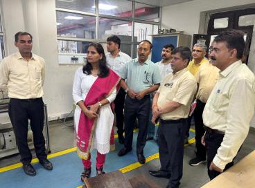ITI PUSA VISIT ON 20.08.2025  OF DIRECTOR TTE, MS. ANJALI SEHRAWAT