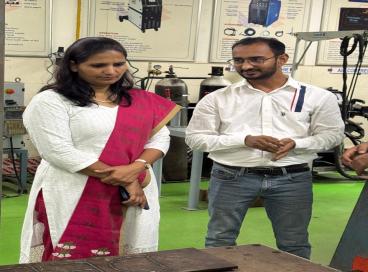 ITI PUSA VISIT ON 20.08.2025  OF DIRECTOR TTE, MS. ANJALI SEHRAWAT